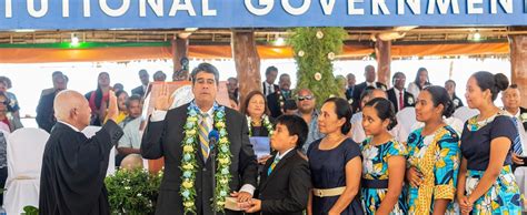 Palau President Whipps Inaugurated