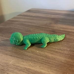 3D Printed Rockodile Dwayne The Rock Johnson Crocodile Etsy