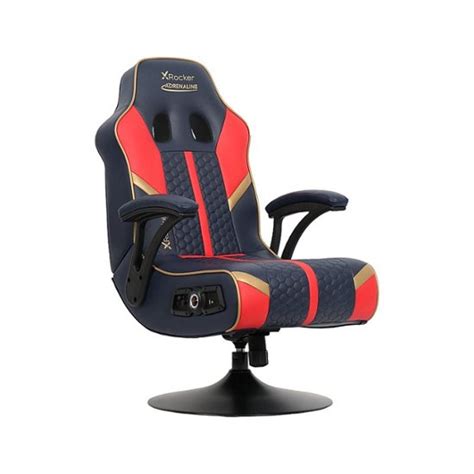 X Rocker Adrenaline 2 1 Wireless Vibration Pedestal Gaming Chair Multi