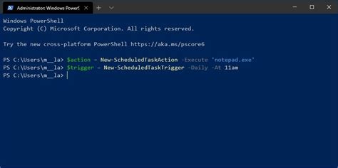 How To Create Scheduled Tasks With Powershell On Windows 10 Windows