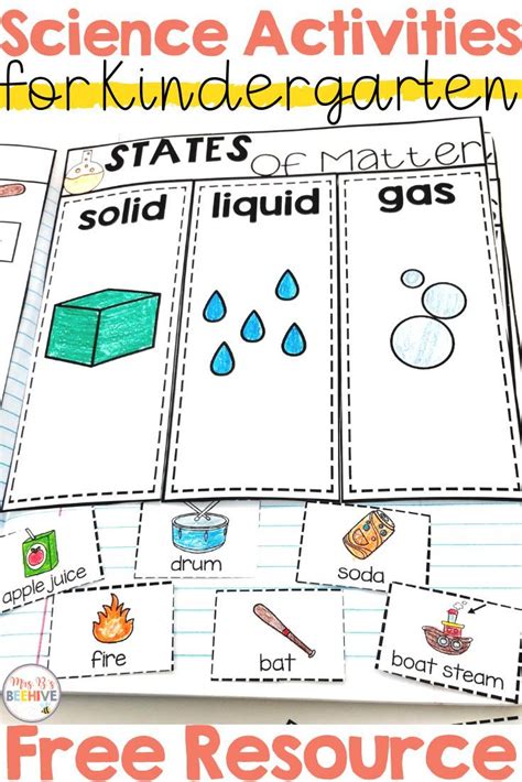 Kindergarten Science Lesson Plan