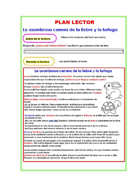 F La Asombrosa Carrera De La Liebre Y La Tortuga Pdf