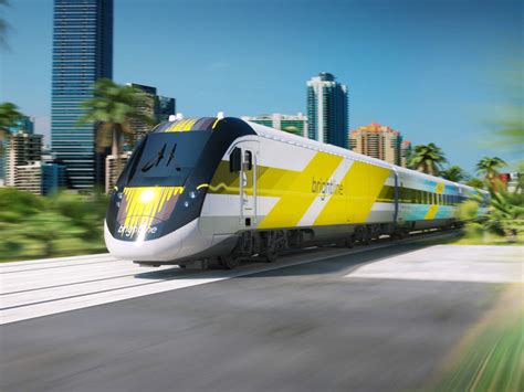 Brightline High Speed Rail Project Florida United States Of America