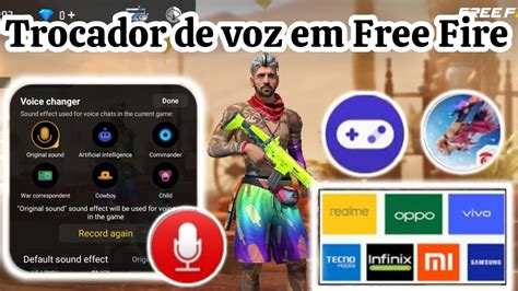 Como Mudar A Voz No Free Fire 2024 Aplicativos De Trocador De Voz