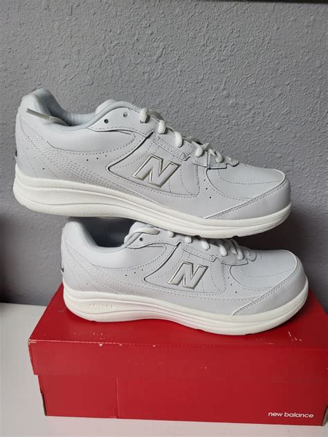 New Balance 577v1 Ww577wt Womens White Lace Up Walking Shoes Size 9 B Medium Ebay