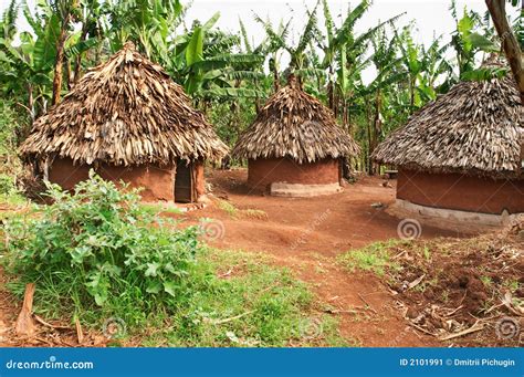 Traditional African Huts Stock Image Image Of Haulm Grass 2101991