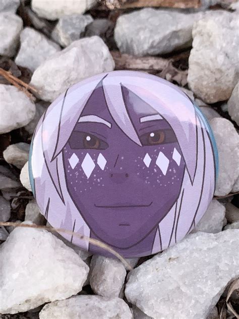 Dragon Prince Aaravos Fan Art Button