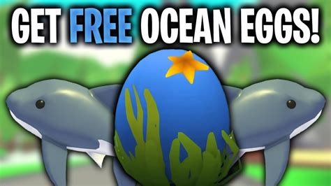 How To Get A Free Ocean Egg In Adopt Me Adopt Me Fake Ocean Egg ...