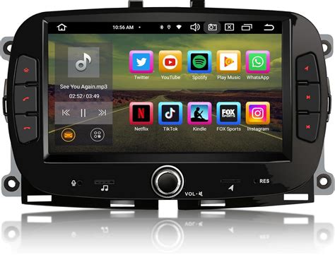 Gonfen Pouces Go C Urs Android Dab Autoradio Pour Fiat