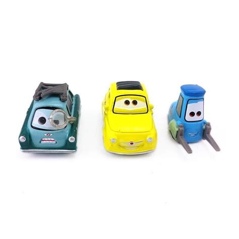 Disney Pixar Mini Cars Luigi Andguido Professor Kid Toy 155 Diecast