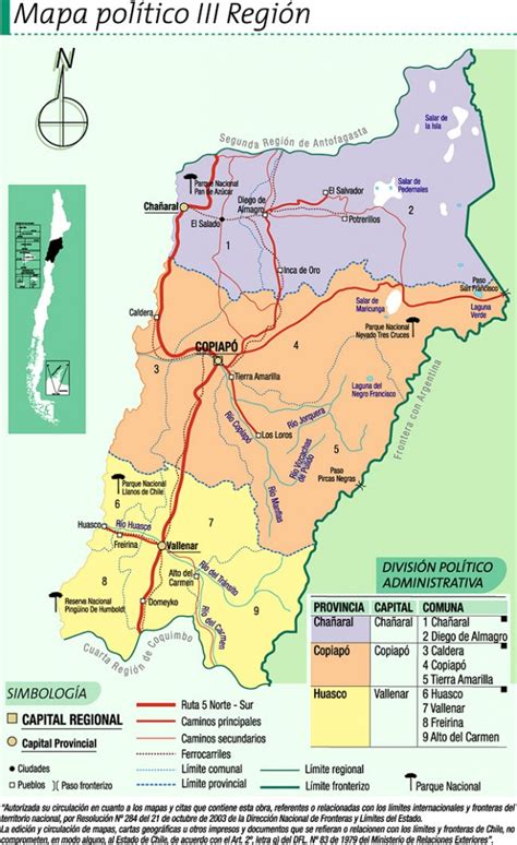 Mapa Pol Tico Iii Regi N Icarito