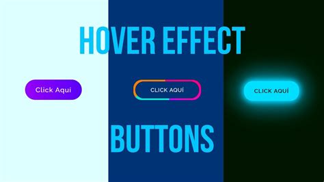 Aprende A Crear Botones Impresionantes Con Html Y Css Efectos Hover