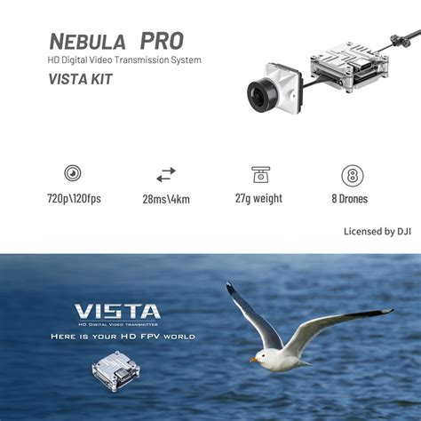 Caddx Nebula Pro Vista Kit P Fps Low Latency Hd Digital Fpv