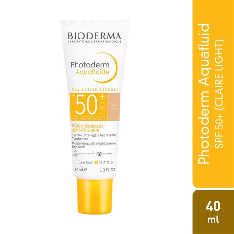 Buy Bioderma Photoderm Max Aquafluid Spf50 Claire Light 40ml Online In