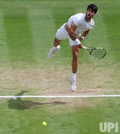 Photo Novak Djokovic Vs Carlos Alcaraz Mens Final At Wimbledon 2023