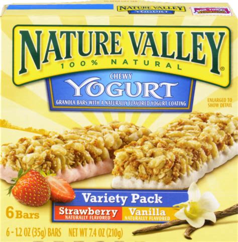 Nature Valley Yogurt Chewy Granola Bars Variety Pack 6 Ct 12 Oz