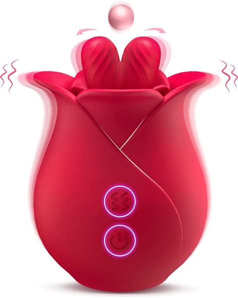 Rose Sex Stimulator Oral Sex Toy For Women Tongue Licking