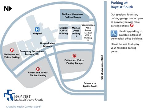 Baptist Hospital Campus Map