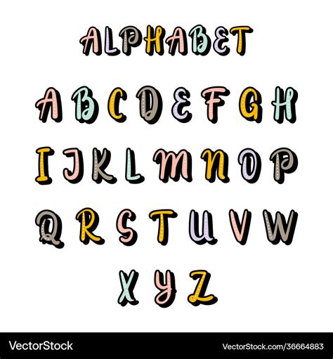 Pretty Fonts To Draw Alphabet