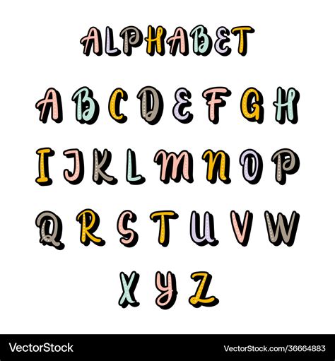 Cute Font Styles Alphabet