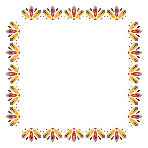 Premium Vector Native Heritage Month Element Frame