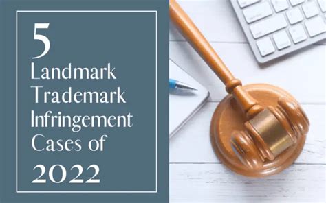 5 Landmark Trademark Infringement Cases of 2022 - Intepat IP