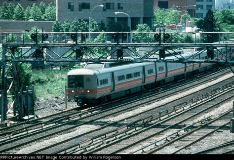 Northbound Metropolitan Transit Authority New York Commuter Train