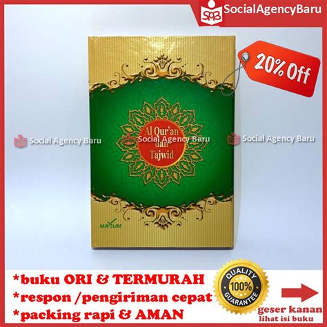 Jual Al Quran Al Quran Qur An Murah Wakaf Ukuran 18 5x27 Cm