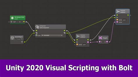 Unity 2020 Visual Scripting Tutorial With Bolt Youtube