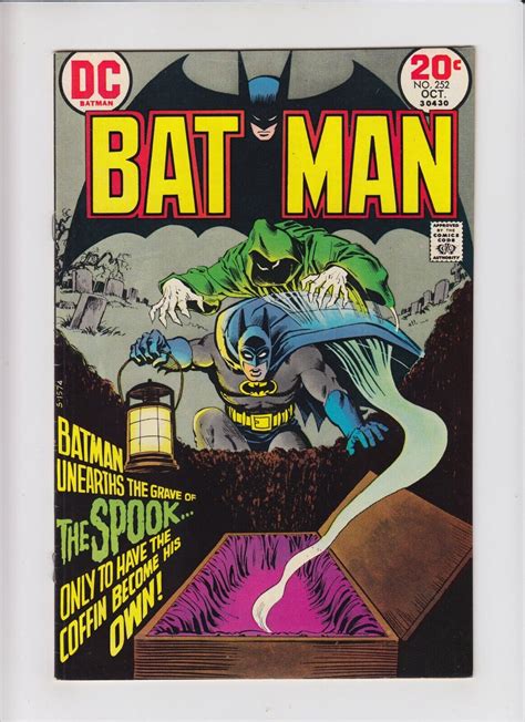 Batman Vf Nm Dc Bronze Age Nick Cardy Spook Cover Ebay