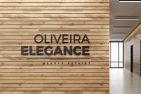 Logo Mockup Sign Office | Logo mockup, Office signs, Company logo wall