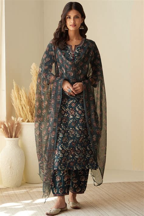 Buy Bagru Hand Block Printed Kota Dupatta For Women Fgd24 103