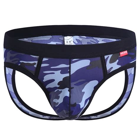 Sexy Gay Men Underwear Camouflage Mens Thongs G Strings Tanga Underwear Men Jockstrap Mens Thong