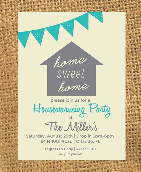 Free 31 Unique Housewarming Invitation Designs In Psd Vector Eps Ai Ms Word Pages