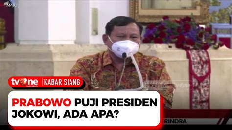 Prabowo Puji Kepemimpinan Presiden Jokowi Efektif Tangani Pendemi