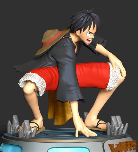 Archivo D One Piece Monkey D Luffymodelo De Impresi N D Para