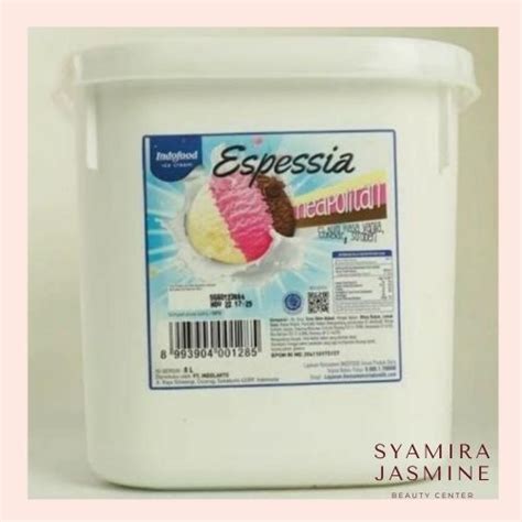 Jual Es Krim 8 Liter Indoeskrim Neapolitan Ice Cream Shopee Indonesia