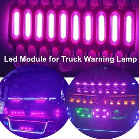 5 10 20 Pcs 6led Module 12v 24v Truck Side Marker Indicator Light Cob Led Module Waterproof Car