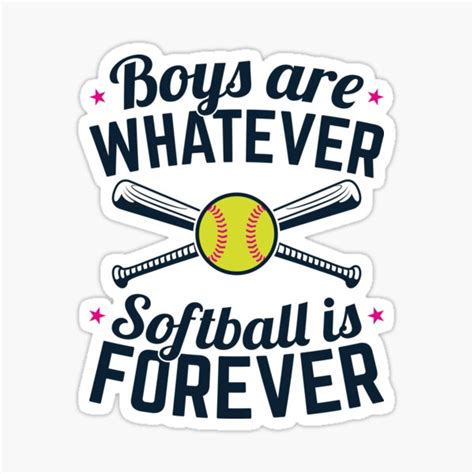 "Softball Gifts For Teen Girls Funny Saying Boys Are Whatever Softball ...