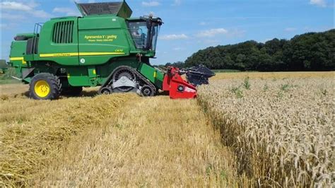 John Deere C670 Geringhoff Harvest Star Hv 660 ~weizenernte 2012~ Youtube