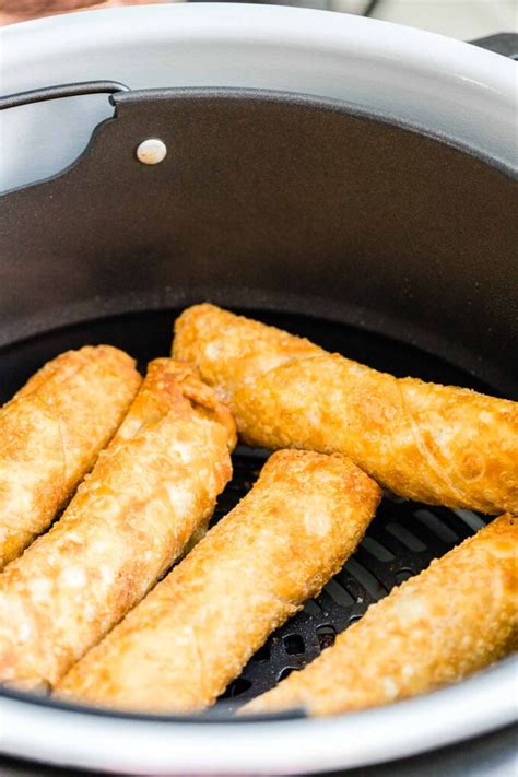 Air Fryer Frozen Egg Rolls Plated Cravings