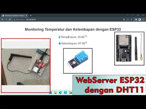 Tutorial Cara Program WebServer Monitoring Temperatur Dan Humidity