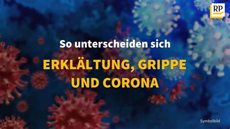 So unterscheiden sich Erkältung Grippe und Corona