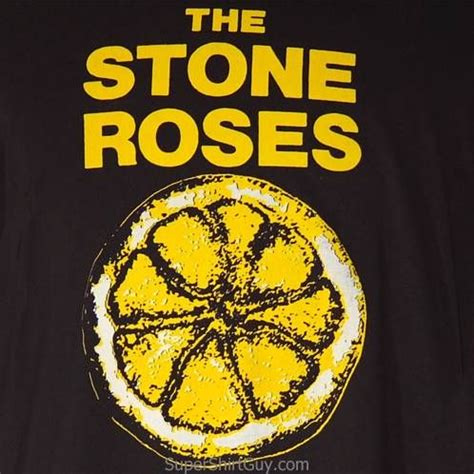 The Stone Roses Lemon T-Shirt Black @SuperShirtGuy | Stone roses, Stone, Lemon shirt