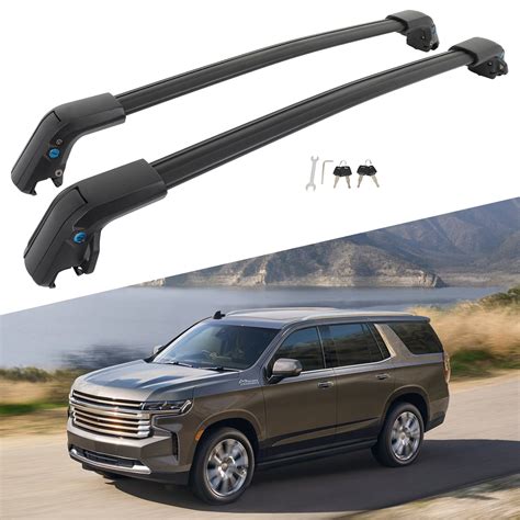 Cciyu Car Roof Racks Bars Compatible For Cadillac Escalade