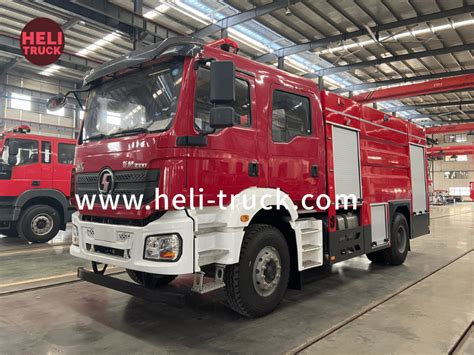 Shacman 7000 Liters Foam Tank Fire Fighting Vehicle Heli Truck