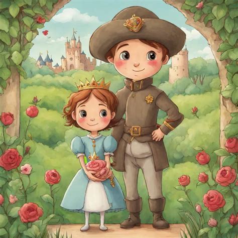 Cuento El príncipe y la princesa del jardín del amor