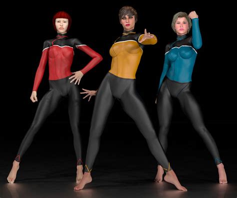 Satr Trek Uniform Textures For Daz3d V4 Bodysuit By Hiram67 On DeviantArt