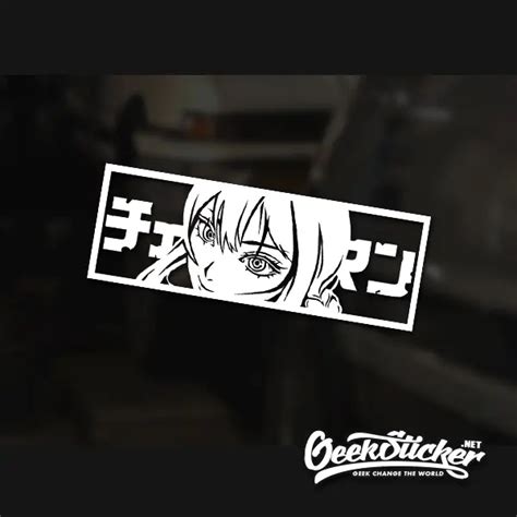 Makima Chainsaw Man Decal Anime Car Stickers Geeksticker