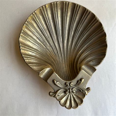 Brass Shell Dish Etsy